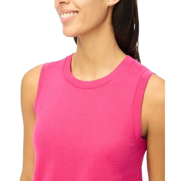 NWT J.Crew TENCEL™ Lyocell-blend Shell Top Vintage Berry S - Picture 2 of 10